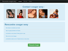 Tablet Screenshot of femme-cougar-sexy.com